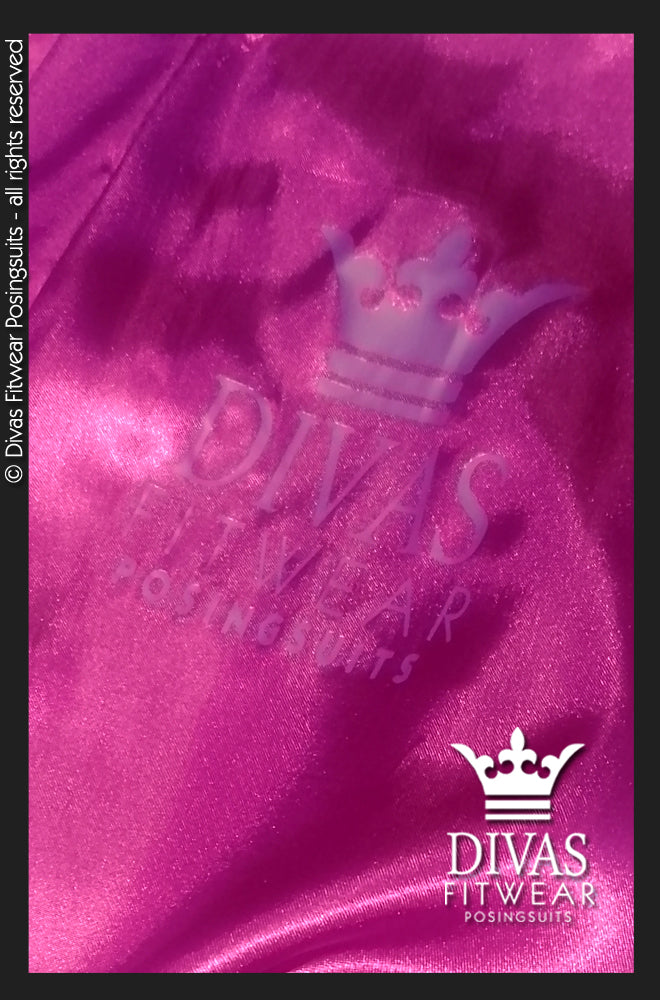 Satin Personalised Backstage Robe - Purple/Purple