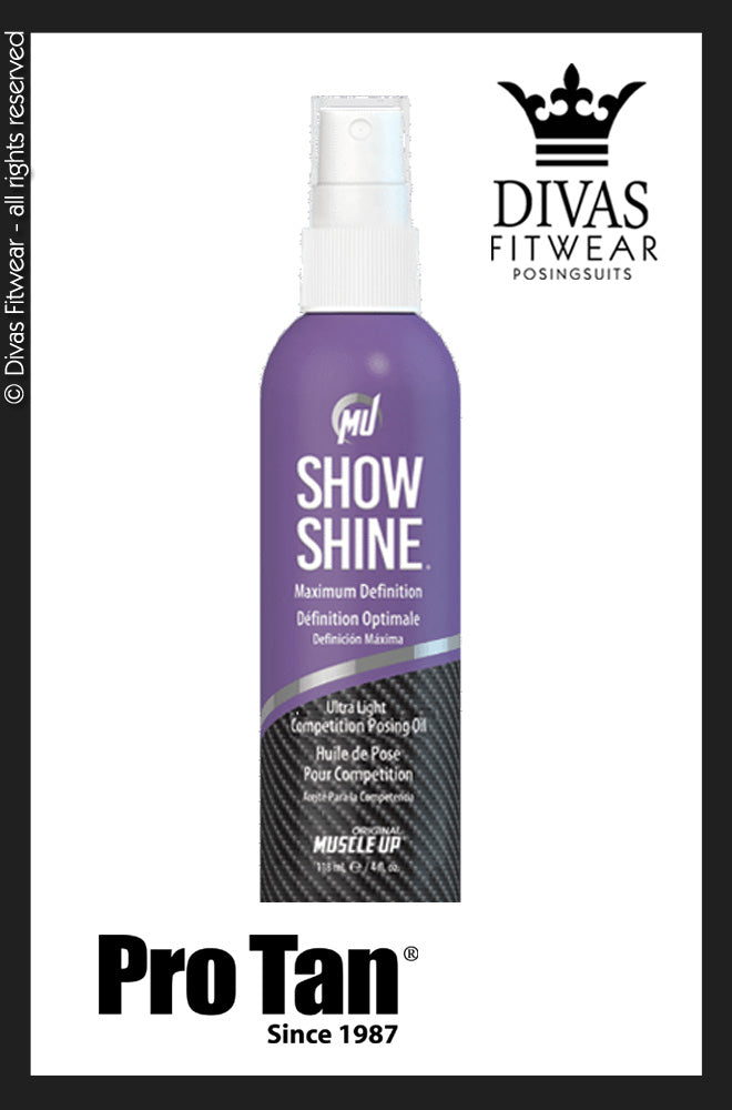Show Shine - Light weight Maximum Definition Posing Oil - 118ml