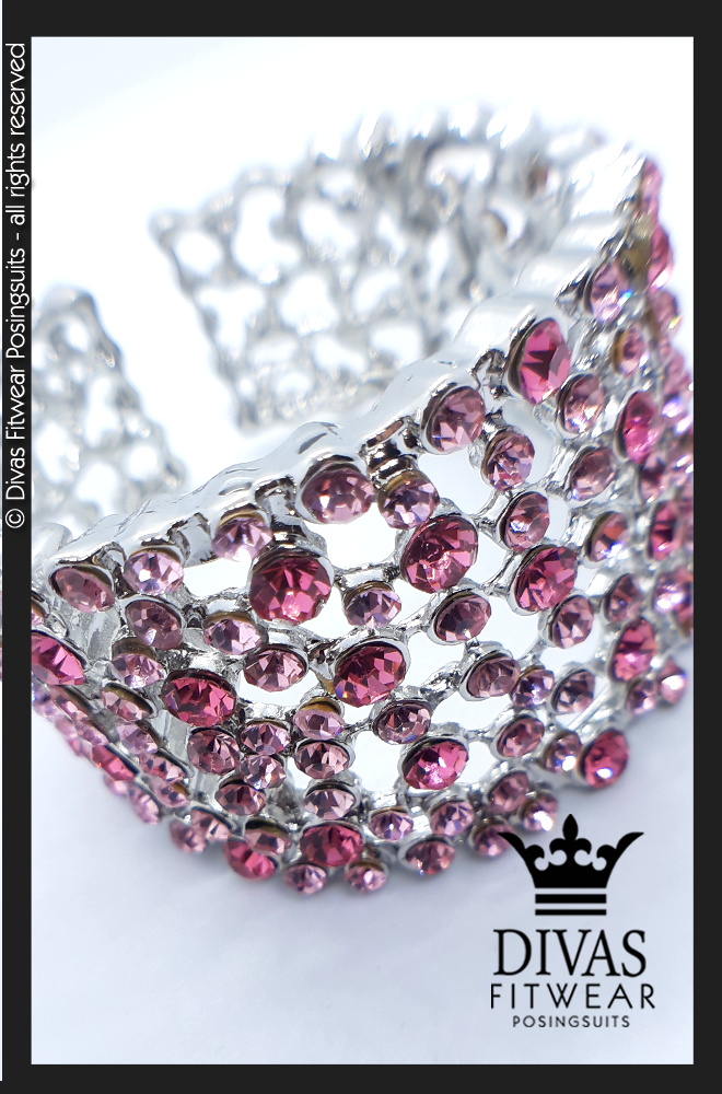 Divas Fitwear Cuff Bracelet 'Pink'