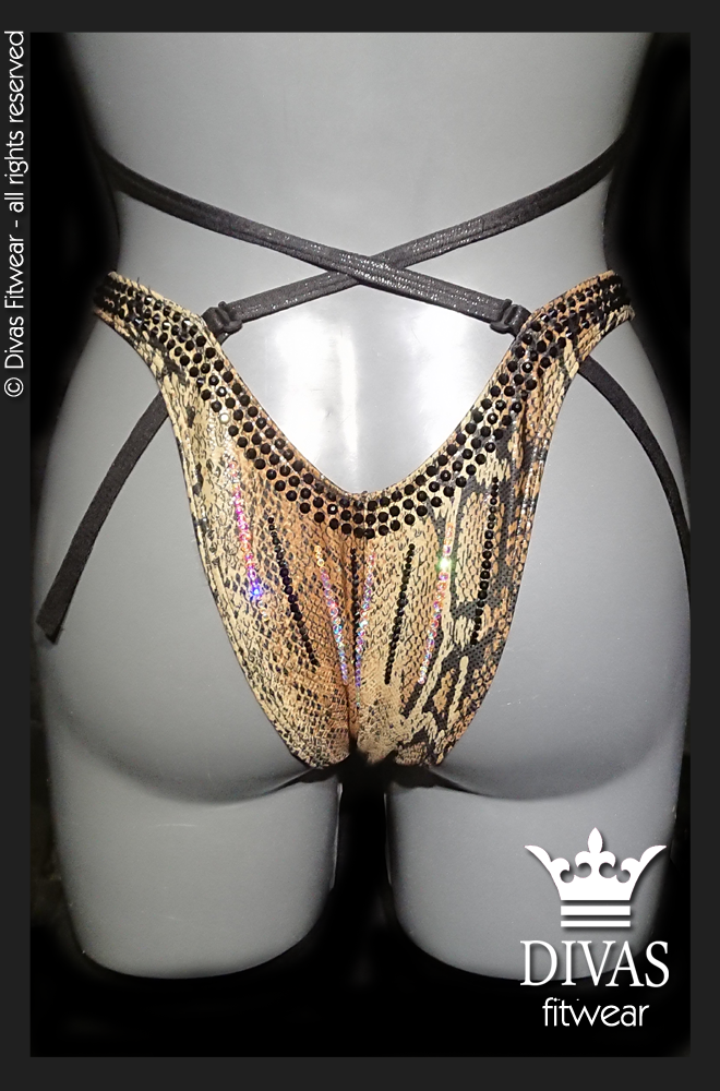 RENTAL Cross Back Figure Suit 'Serpentine'