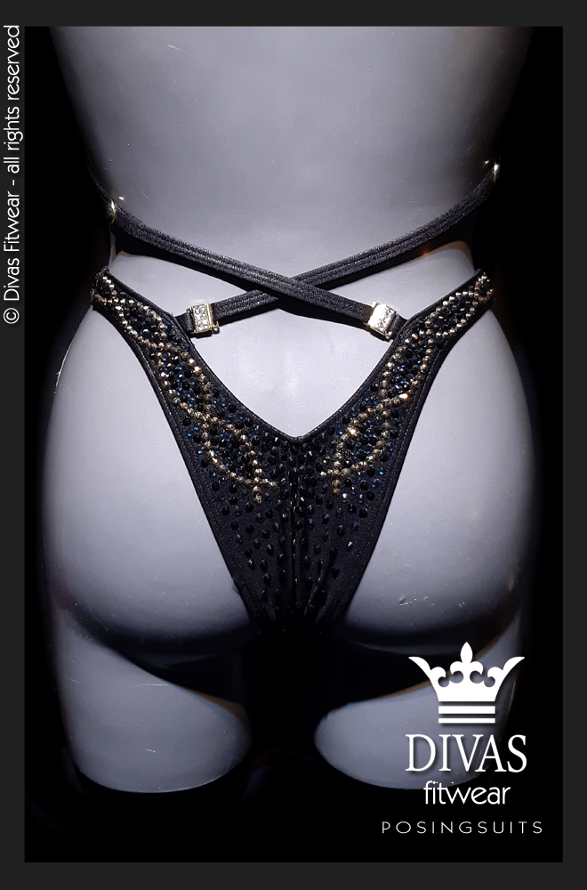 RENTAL Cross Back Figure Suit 'Natalyia'