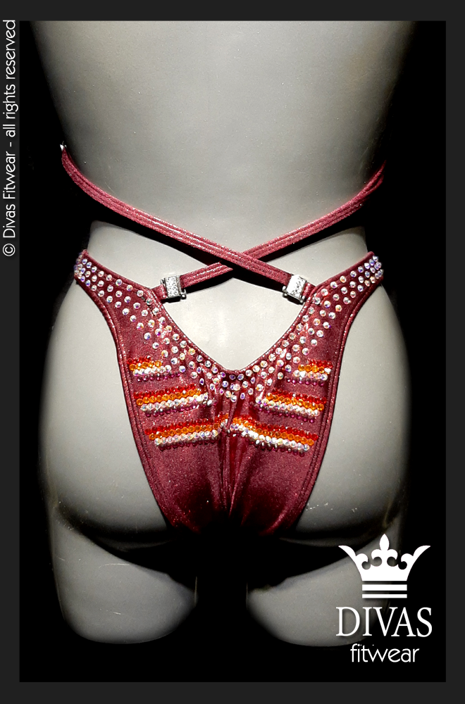 RENTAL Cross Back Figure Suit 'Dixie'