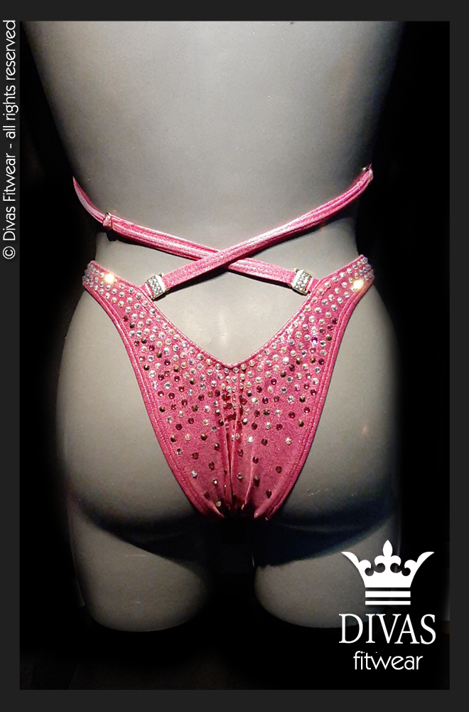 RENTAL Cross Back Figure Suit 'Candy'