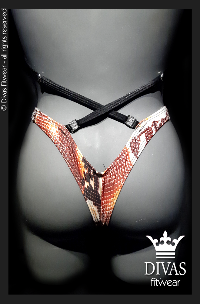 PRACTICE Cross Back Figure Suit 'Kaa'