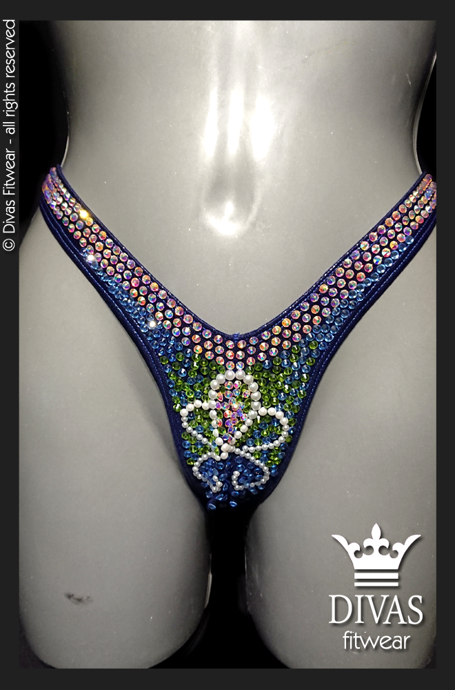 RENTAL Cross Back Figure Suit 'Megan'