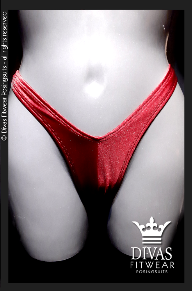 PRACTICE Cross Back Figure Suit 'Burgundy'