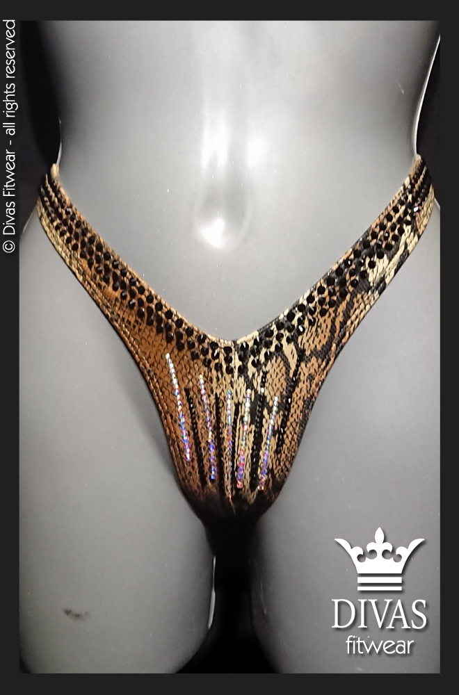 RENTAL Cross Back Figure Suit 'Serpentine'