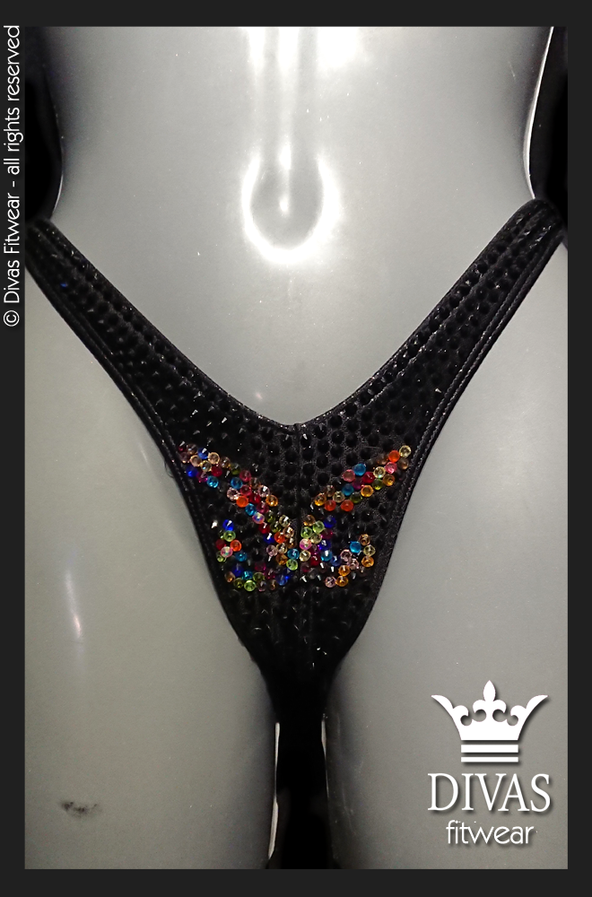 RENTAL Cross Back Figure Suit 'Carnival'