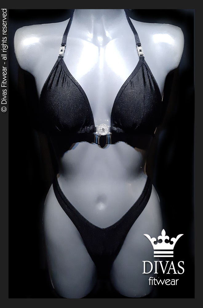 PRACTICE Cross Back Figure Suit 'Black'
