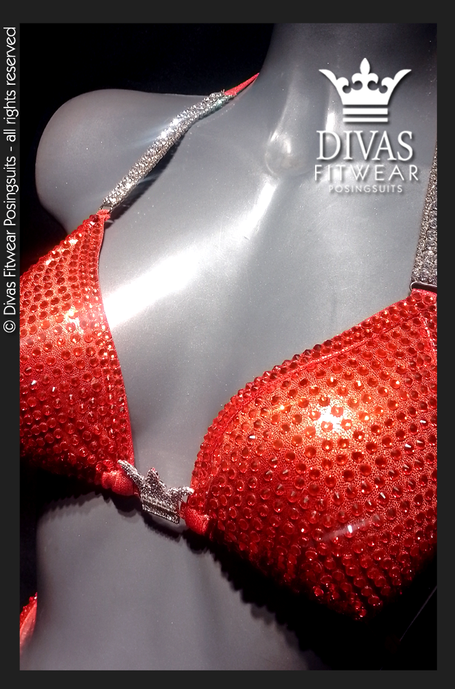 RENTAL Cross Back Figure Suit 'Orange'