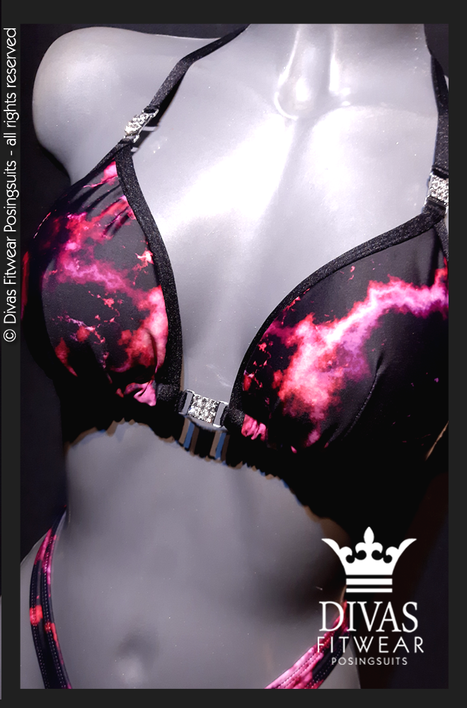 PRACTICE Cross Back Figure Suit 'Cosmic'