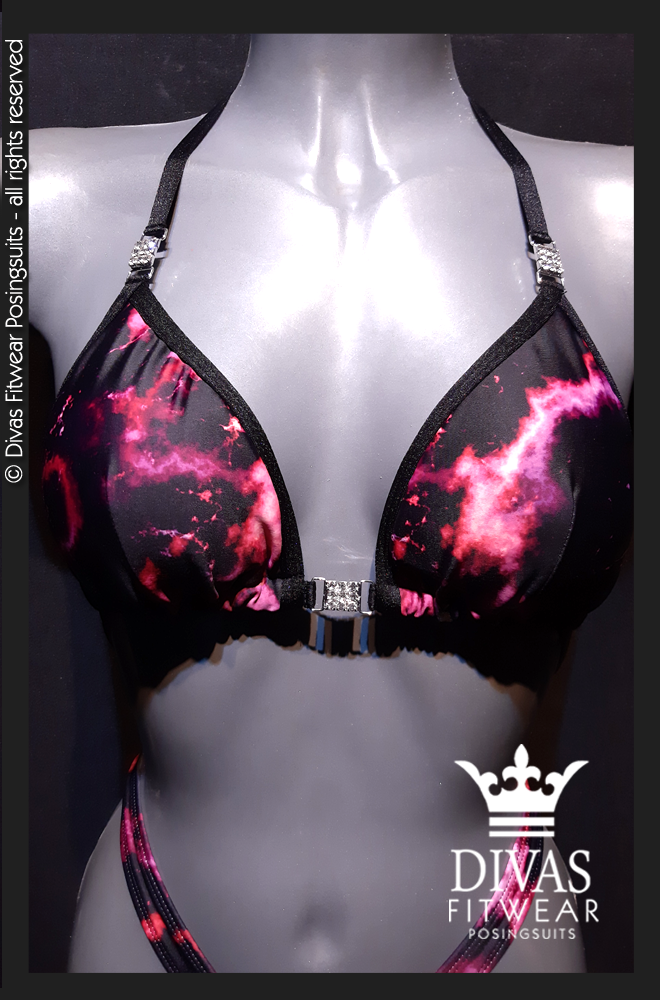 PRACTICE Cross Back Figure Suit 'Cosmic'