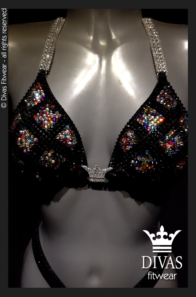 RENTAL Cross Back Figure Suit 'Cabaret'