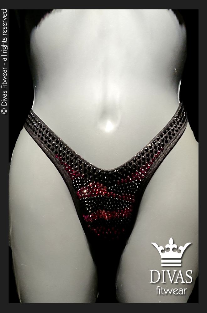 RENTAL Cross Back Figure  Suit  'Shere Khan - pink' 